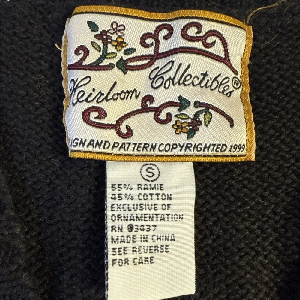 Vintage Heirloom Collectibles Halloween Sweater Vest Women’s Size Small - Picture 4 of 4